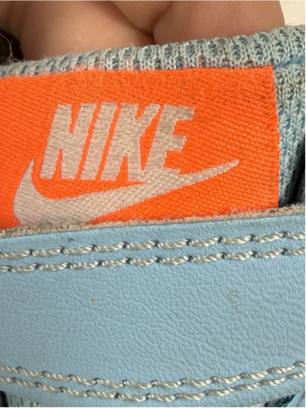 Nike Court Borough Mid 2 BG Kids 10.5C Sneakers Blue/Orange SZ 7Y NIB HF4791-407